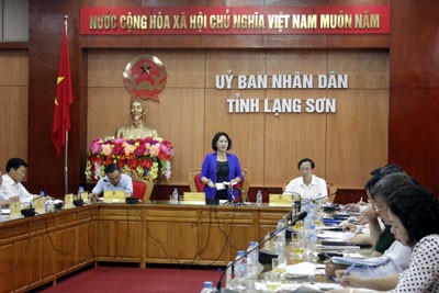 Parlamentspräsidentin Nguyen Thi Kim Ngan besucht Provinz Lang Son - ảnh 1