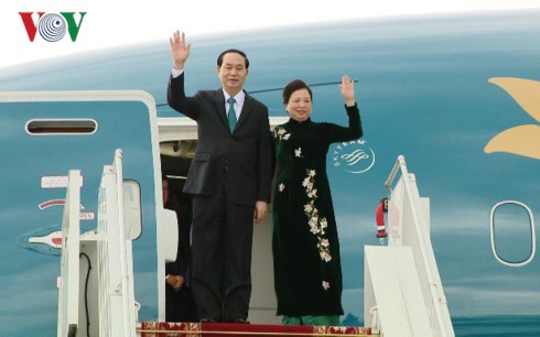 Staatspräsident Tran Dai Quang beendet den offiziellen Besuch in Russland - ảnh 1