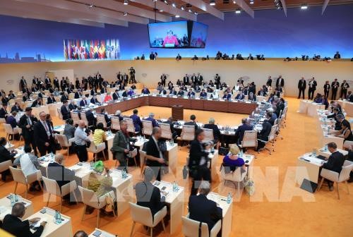 G20-Gipfel: Gemeinsame Erklärung betont Handel und Klimawandel - ảnh 1