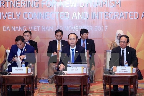 Staatspräsident Tran Dai Quang leitet den inoffiziellen Dialog zwischen APEC-ASEAN - ảnh 1