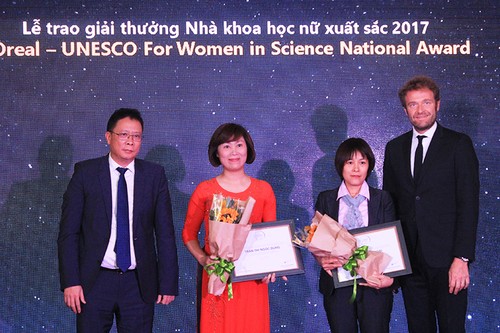 Verleihung des Preises L’oreal-UNESCO 2017 an Wissenschaftlerinnen - ảnh 1