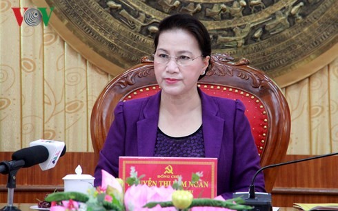 Parlamentspräsidentin Nguyen Thi Kim Ngan besucht Provinz Thanh Hoa - ảnh 1