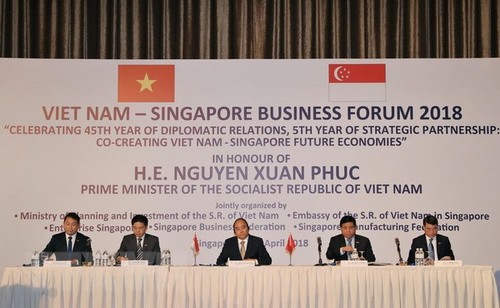 Premierminister Nguyen Xuan Phuc: Vietnam begrüßt Investoren Singapurs - ảnh 1