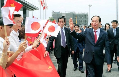 Japans Medien berichten über den Besuch des vietnamesischen Staatspräsidenten - ảnh 1