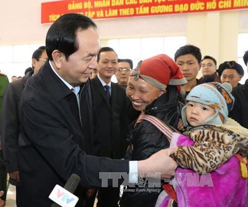 Staatspräsident Tran Dai Quang überreicht Militärorden zum Tag der gefallenen Soldaten - ảnh 1