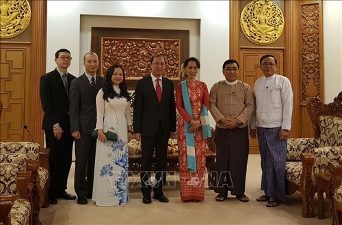 Vize-Außenminister Nguyen Quoc Dung besucht Myanmar - ảnh 1