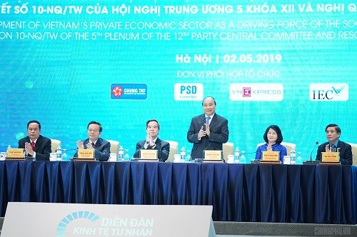 Premierminister Nguyen Xuan Phuc nennt Schlüsselwörter, um die Privatwirtschaft zu aktivieren - ảnh 1