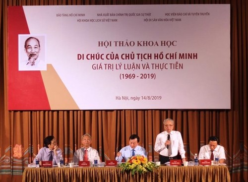 Seminar “Testament des Präsidenten Ho Chi Minh – Theoretische und praktische Werte” - ảnh 1