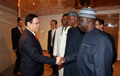 Vize-Premierminister Vuong Dinh Hue empfängt Vertreter des Nigeria-Vietnam-Unternehmensverbandes - ảnh 1