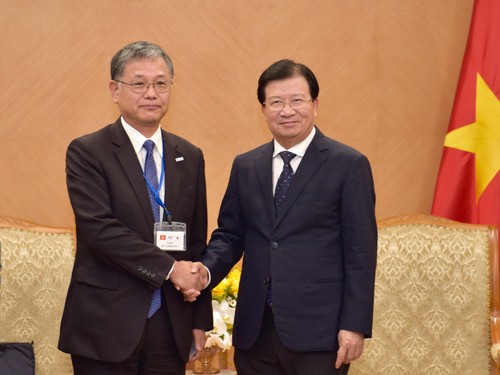 Vize-Premierminister Trinh Dinh Dung empfängt Delegation des japanischen Rates zur Förderung der Volksdiplomatie - ảnh 1