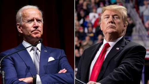 Joe Biden führt vor Donald Trump in einer landesweiten Umfrage mit 15 Punkten - ảnh 1
