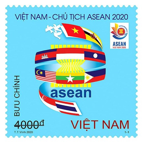Ausgabe der Briefmarkensammlung “Vietnam begrüßt das ASEAN-Jahr 2020” - ảnh 1