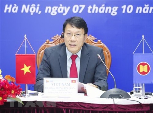 Vietnam setzt sich aktiv und verantwortungsbewusst für die ASEAN-Zusammenarbeit zur Gewährleistung der Cyber-Sicherheit  - ảnh 1