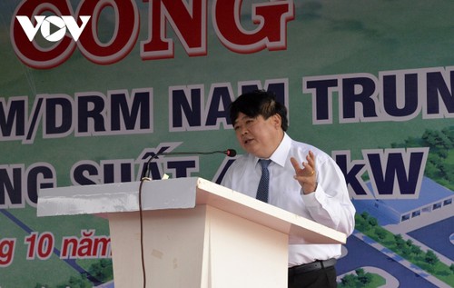 Baubeginn der Sendeanlage in Südzentralvietnam: Die Stimme Vietnams erweitert die Abdeckung im Ostmeer - ảnh 1