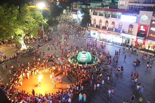 Hanoi erweitert die Fußgängerzone rund um den Hoan Kiem-See - ảnh 1