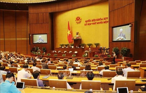 Das Parlament führt die Amtsenthebung von Premierminister Nguyen Xuan Phuc fort - ảnh 1