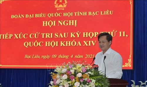 Abgeordnetendelegationen der Provinzen Bac Lieu und Bac Ninh treffen Wähler - ảnh 1