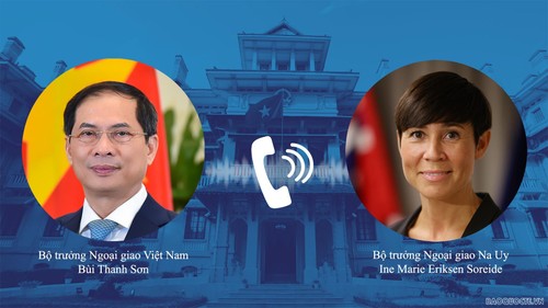Außenminister Bui Thanh Son führt Telefongespräch mit der norwegischen Außenministerin - ảnh 1