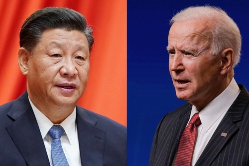 Chinas Staatspräsident Xi Jinping führt Telefongespräch mit US-Präsident Biden  - ảnh 1