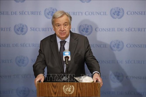 Der UN-Generalsekretär ruft zur Lösung der Russland-Ukraine-Krise durch einvernehmliche Kanäle auf - ảnh 1