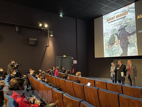 Filmvorführung und Seminar in Frankreich zur Unterstützung der vietnamesischen Agent-Orange-Opfer - ảnh 1