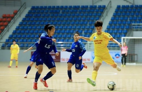 Thai Son Nam des Stadtbezirks 8 gewinnt die Futsal-Nationalmeisterschaft der Frauen 2022 - ảnh 1