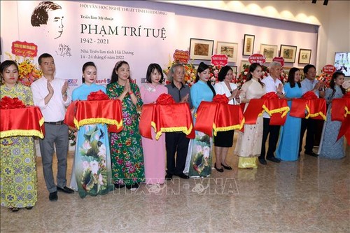 Ausstellung der bildenden Kunstwerke des verstorbenen Malers Pham Tri Tue - ảnh 1