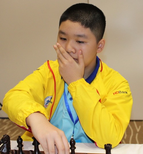 Der vietnamesische Schachspieler führt die U12-Tabelle des Weltturniers an - ảnh 1