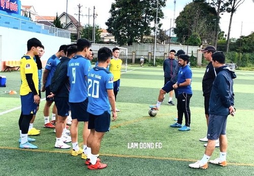 Viele vietnamesische Fußballstars beteiligen sich am Fußballturnier beim Blumenfestival Da Lat - ảnh 1