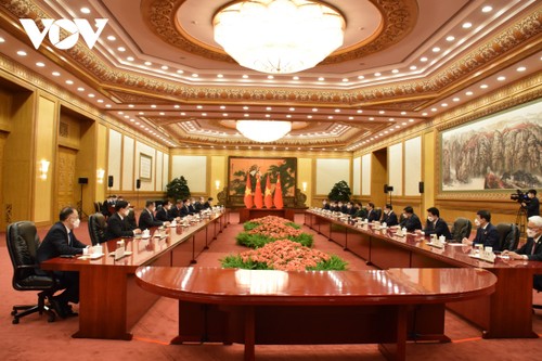 Förderung der umfassenden strategischen Partnerschaft zwischen Vietnam und China - ảnh 1