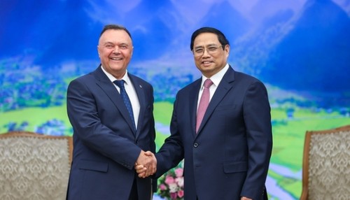Premierminister Pham Minh Chinh empfängt den FIATA-Vorsitzenden - ảnh 1