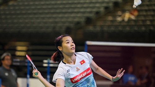 Badmintonspielerin Nguyen Thuy Linh befindet sich derzeit in der Gruppe der Teilnehmerinnen der Olympischen Spiele 2024 - ảnh 1