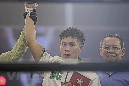 Der vietnamesische Boxer Trinh The Long gewinnt den Silbergürtel von WBC Asia - ảnh 1