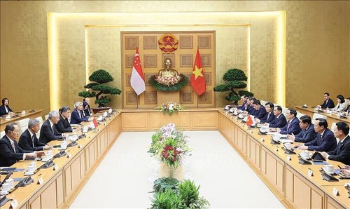 Hochrangige Gespräche zwischen Vietnam und Singapur - ảnh 1