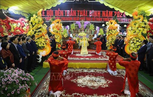 Eröffnung des Tran-Tempels in der Provinz Thai Binh im Jahr 2024 - ảnh 1