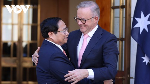 Vietnam und Australien erheben ihre Beziehungen zur umfassenden strategischen Partnerschaft - ảnh 1