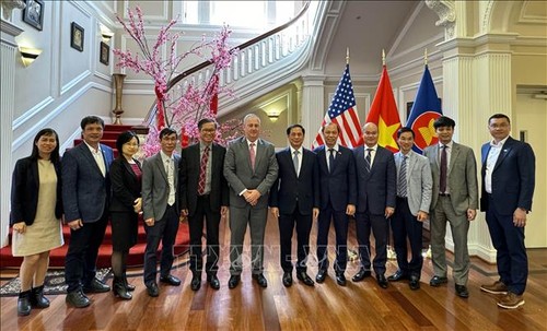 Außenminister Bui Thanh Son nimmt am Seminar über die Beziehungen zwischen Vietnam und den USA im Brookings Institut tei - ảnh 1