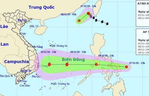 태풍 아타우, 열대성 저기압으로 쇠약, 베트남 동해에는 새 태풍 계속 - ảnh 1