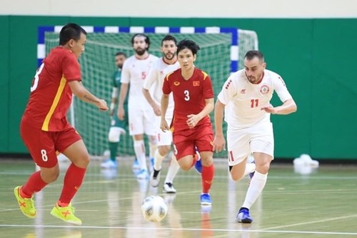 풋살 월드컵 예선 플레이오프: 베트남, 레바논과 무승부  - ảnh 1