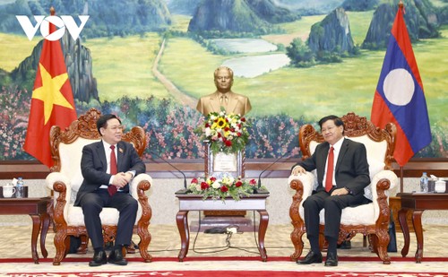 Toàn cảnh chuyến thăm chính thức CHDCND Lào của Chủ tịch Quốc hội Vương Đình Huệ - ảnh 5