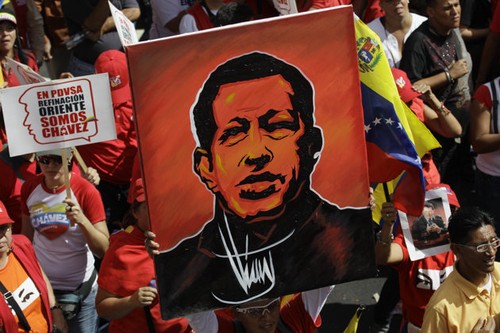 កងទ័ព Venezuela អះអាងឡើងវិញនូវភាពស្មោះត្រង់ចំពោះប្រធានាធិបតី​ Hugo Chavez - ảnh 1