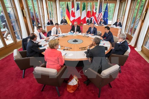 G7 ចេញសេចក្តីថ្លែងការរួមស្តីពីបញ្ហាអន្តរជាតិជាច្រើន - ảnh 1
