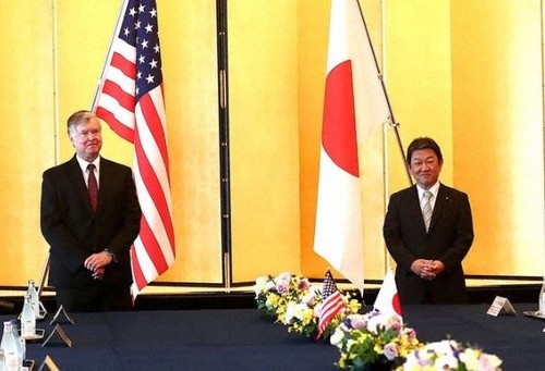 Menlu Jepang menemui Utusan AS untuk membahas situasi Semenanjung Korea - ảnh 1