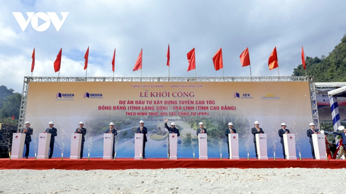 Jalan Tol Dong Dang-Tra Linh: Motivasi untuk Mendorong Ekonomi Koridor Perbatasan dari Provinsi Cao Bang - ảnh 1