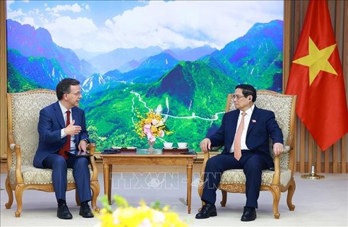 PM Vietnam, Pham Minh Chinh Terima Rombongan Konsultasi Pasal IV Dana Moneter Internasional - ảnh 1