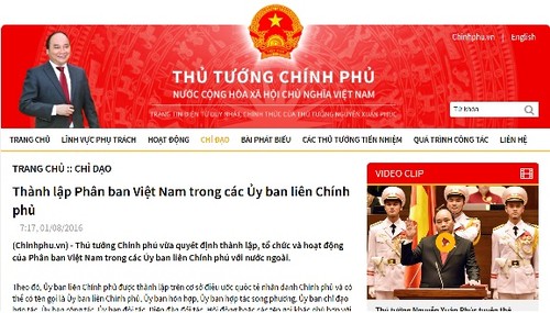 越南成立各个政府间委员会越南分委会 - ảnh 1