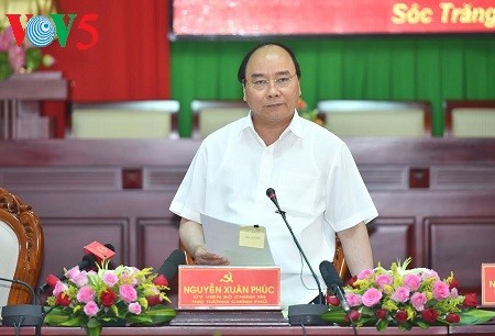 阮春福：朔庄省要集中扩大种植高产水稻和优势水果 - ảnh 1