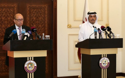 法国敦促阿拉伯国家解除对卡塔尔制裁 - ảnh 1