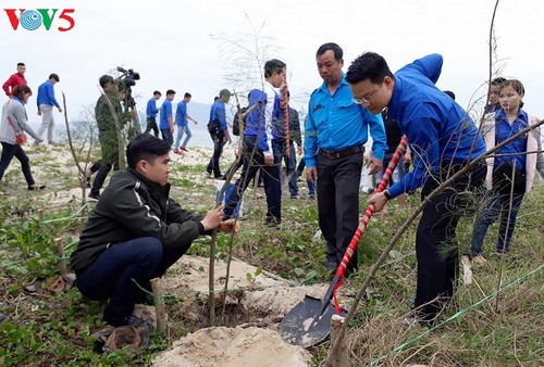 越南多个地方启动“2018年植树节”保护环境 - ảnh 1