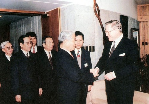 原越南共产党中央委员会总书记杜梅与世界多国领导人的资料图片 - ảnh 19